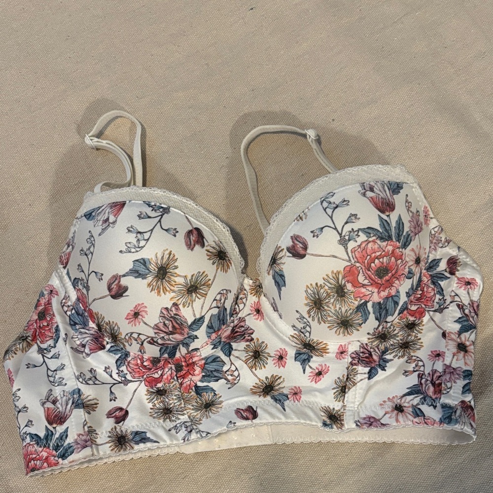 Floral Print Women's Bralette